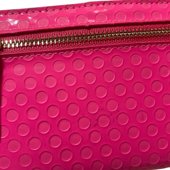 Kate Spade Vibrant Hot Pink Embossed Patent Leather Storybook Interior Wallet ⚡️ - Picture 11 of 11